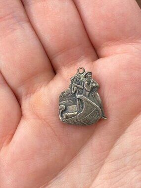 Vintage 925 Sterling Silver "Pere Marquette" Michigan Pendant Charm